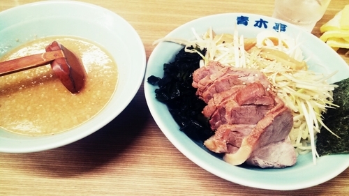 「定番小味噌つけ麺」@ラーメン青木亭 草加店の写真
