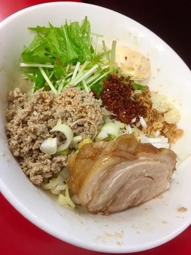 「【期間限定】冷やし坦々まぜそば ￥850」@ラーメン一心の写真