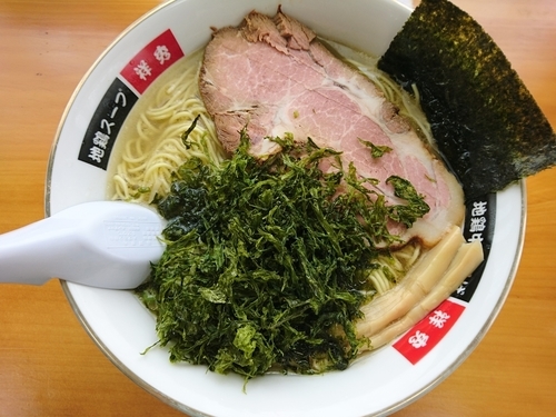 「磯塩ラーメン＋麺大盛り」@地鶏中華そば 祥秀の写真