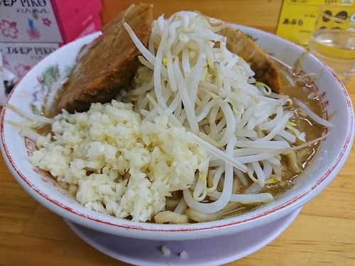 「味噌らーめん豚２枚」@ラーメン 龍郎の写真