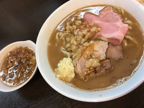 「ラーメン小 麺半分硬め」@ラーメンどでん 大宮店の写真