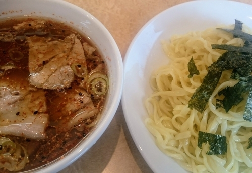 「焼豚つけらーめん」@らーめん佐高の写真