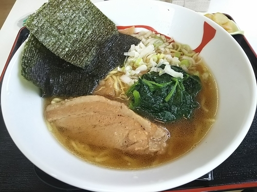 「醤油らぅめん　（大盛）」@アルプスラーメン がんばりやさんの写真