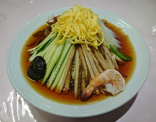 「五色涼拌(元祖冷し中華)　1510円」@揚子江菜館の写真