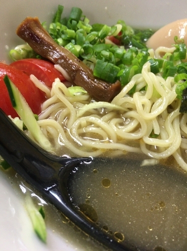 「冷やしラーメン ７００円」@狸穴の写真