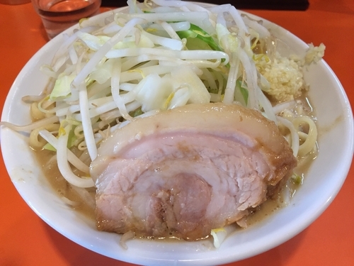「ミニらーめん　豚一切れ・ニンニク（710円）」@ちばからの写真