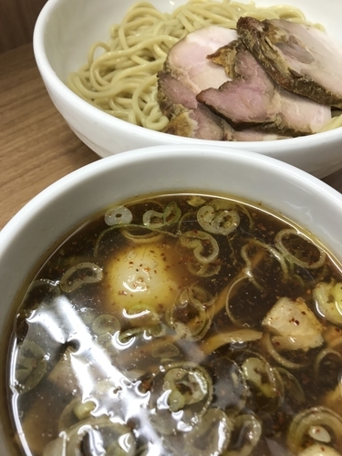 「味玉チャーシューつけ麺（¥1030）」@中華そば・つけめん 甲斐 高円寺店の写真