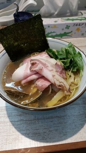 「蛤そば880円」@中華そば 四つ葉の写真