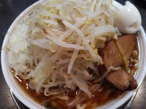 「ら～めん中（麺まし200g）」@麺屋 婆娑羅の写真