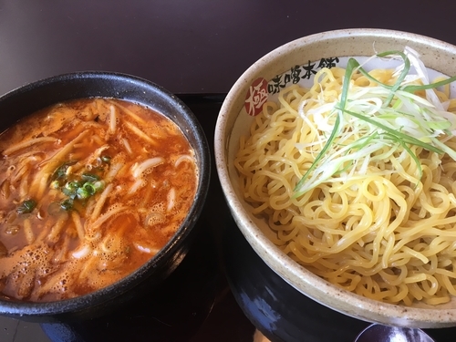 「極辛味噌つけ麺890円」@極味噌本舗 桜土浦インター店の写真
