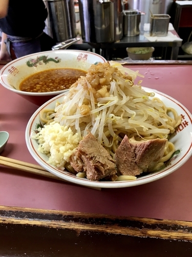 「限定 味噌つけ麺」@ラーメン荘 おもしろい方への写真