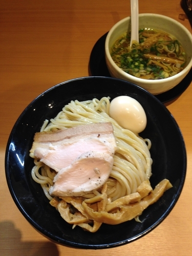 「塩つけめん(太麺)中   全部のせ」@麺堂 稲葉の写真