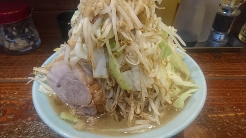 「小ラーメンヤサイマシアブラマシ」@立川マシマシの写真