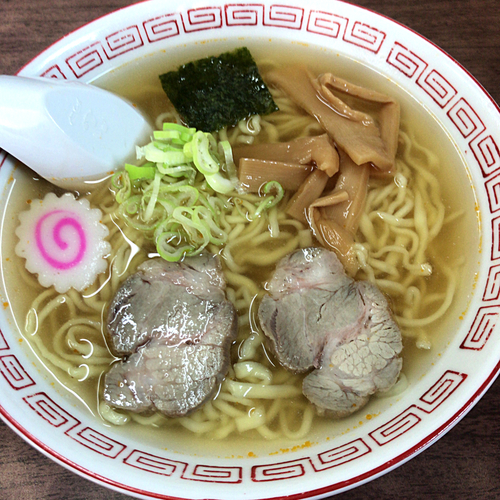 「ラーメン　550円」@松葉食堂の写真