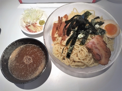 「ざる麺(800円)+麻辣肉味噌ごはん(250円)」@RA-MEN 3SOの写真