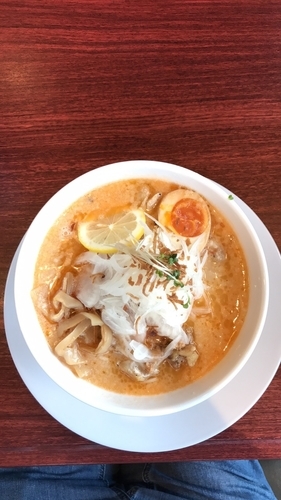 「クイーン海老そば～愛に溺れた１杯～」@ラーメンダイナー GOGO宝来軒の写真