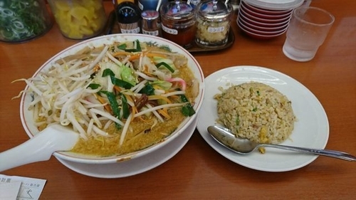 「みそラーメン（タンメン野菜トッピング）」@ラーメン魁力屋 本店の写真