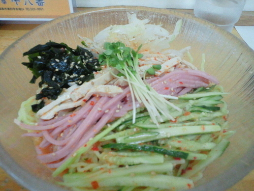 「棒々冷麺 850円」@中華 十八番の写真