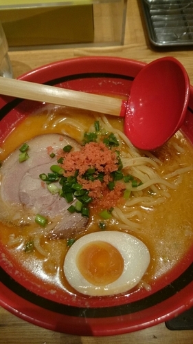 「えびしお そのまま(太麺)」@えびそば一幻 新千歳空港店の写真