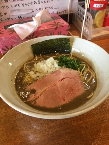 「煮干そば極800円」@麺屋 烈の写真