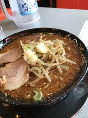 「B M（ブラック・モンスター）」@らあめん花月嵐 ひたちなか高場店の写真