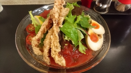 「【期間限定】冷やしトマト麺」@自家製麺SHINの写真