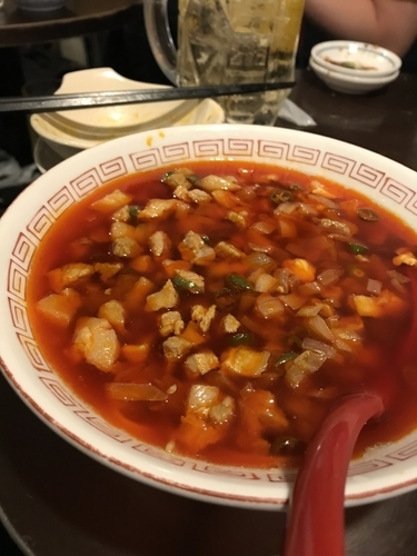 「勝浦タンタンメン」@立ち呑み居酒屋 金町製麺の写真