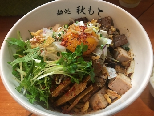 「（限定）特製鰹油そば」@麺処 秋もとの写真