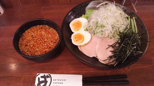 「広島つけ麺(２辛)」@ばくだん屋 渋谷店の写真