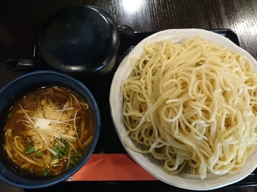「印度(カレー)つけめん　　中盛」@小麦屋 満月の写真