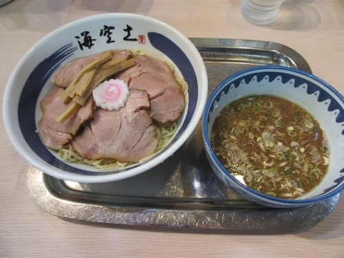 「チャーシューつけ麺（１１００円）」@魚介系醤油拉麺専科 海空土の写真