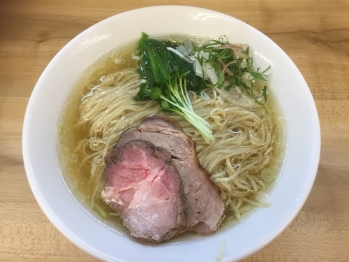 「【限定】冷やしにぼらぁ¥700+缶ビール¥350」@麺処 有彩の写真