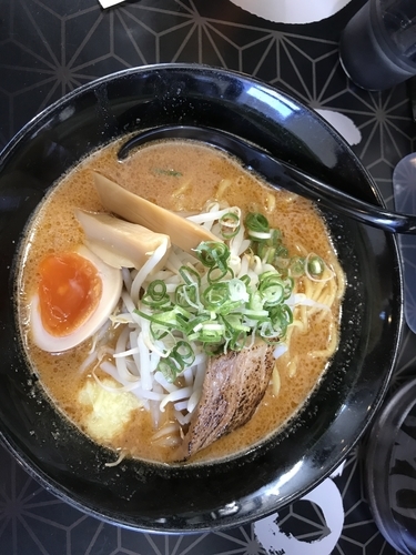 「豚骨味噌ラーメン」@麺屋白虎 甲府店の写真