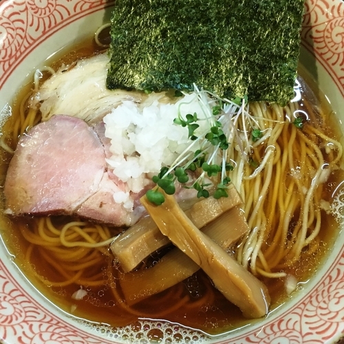 「煮干そば（醤油）」@ラーメン 樂只の写真