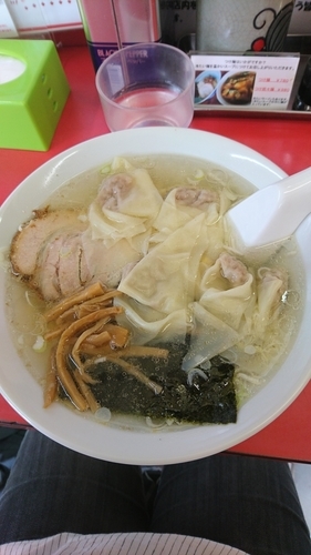 「ワンタン麺(塩) 680円」@中華料理 平安の写真