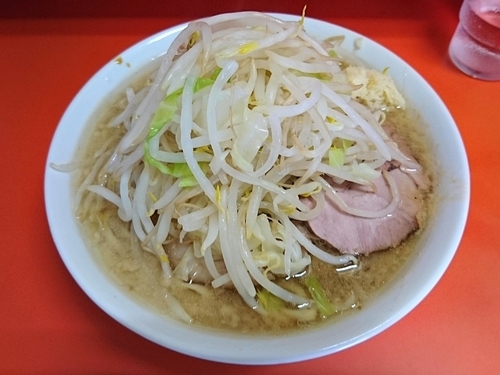 「ラーメン小(麺少なめ)」@ラーメン二郎 神田神保町店の写真