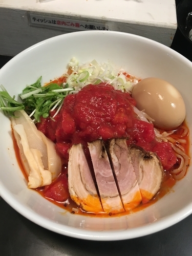 「イタリアントマト冷やし麺」@ら〜めん 晴々の写真