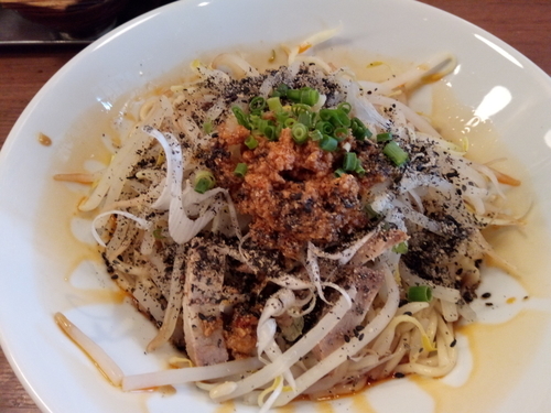 「担々まぜそば」@京都千丸 麺屋しゃかりき 本店の写真