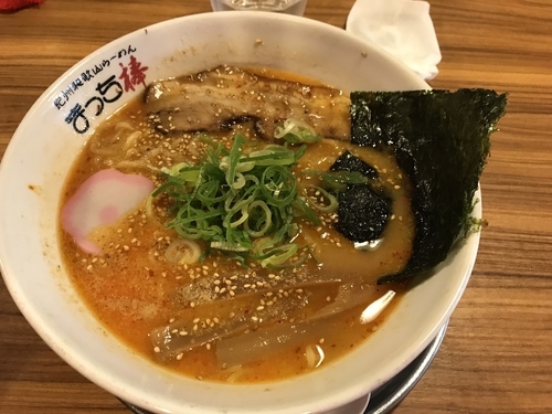 「辛味噌ラーメン 810円」@紀州和歌山らーめん まっち棒 泉店の写真