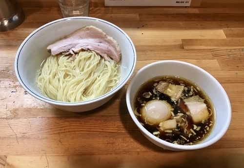「味玉醤油つけ麺」@麺屋 彩香の写真
