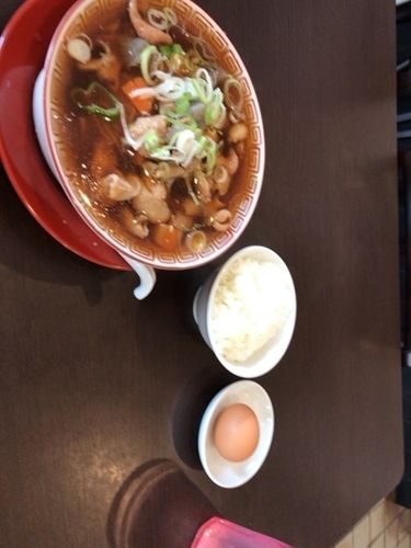 「スタミナホルモンそば」@本格中華そば えるもの写真