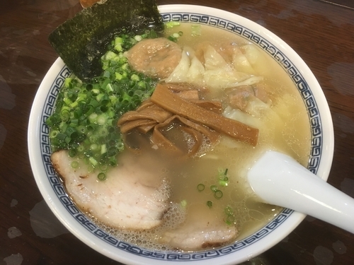 「雲呑麺1100円」@徒歩徒歩亭の写真