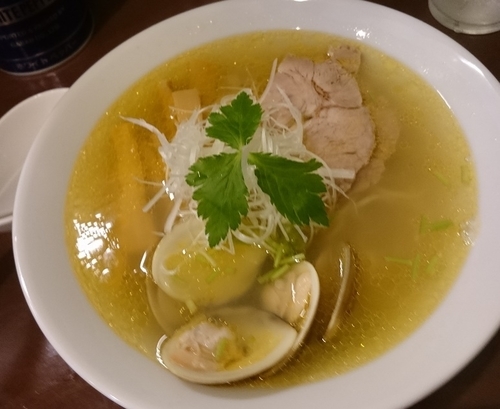 「蛤塩そば　900円」@麺屋 遊仁の写真