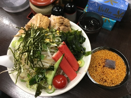 「【限定】ピリ辛冷やし中華」@元祖旨辛系タンメン 荒木屋の写真