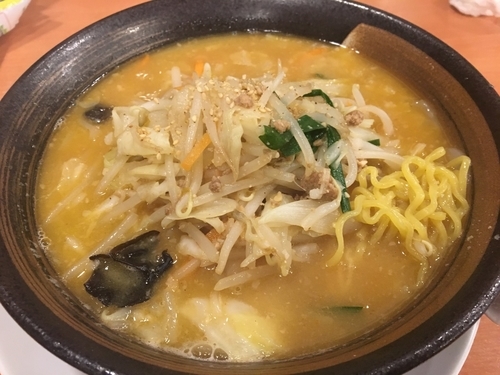 「味噌野菜らーめん637円」@幸楽苑 水戸住吉店の写真