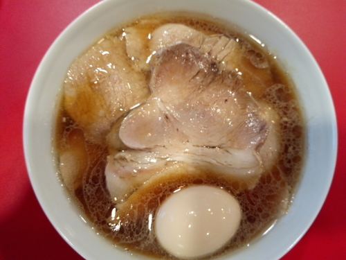 「醤油ラーメンポーク」@西梅田 らんぷの写真