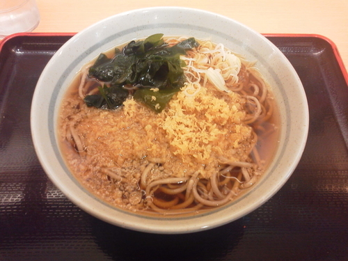 「たぬきそば 350円」@かのや 新宿西口店の写真