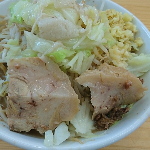 「ど豚骨ラーメン700　※ニンニク少し　生姜あり」@宮二郎の写真
