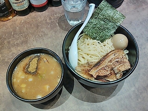 「濃厚豚骨魚介つけめん＋味玉」@NOODLE SOUNDSの写真