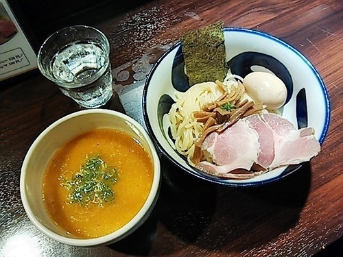 「濃厚海老つけ麺＋味玉」@木曜日の志奈田の写真